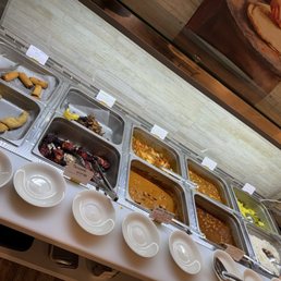 They keep adding appetizers into tray freshly They keep adding appetizers into tray freshly