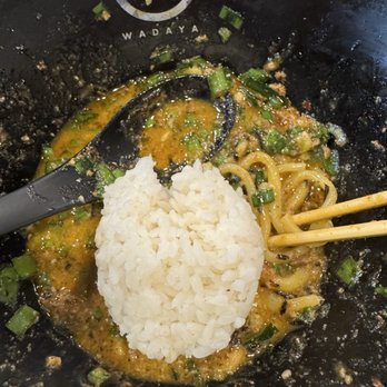 Wadaya - Deluxe with rice at the end - Ramen Near Me - Fremont, California Wadaya - Deluxe with rice at the end - Ramen Near Me - Fremont, California