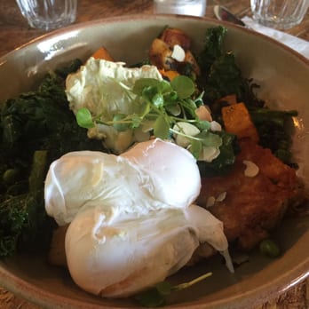 Elk Espresso - Very green salad with pork belly for breakfast - Cafes Near Me - Broadbeach, QLD