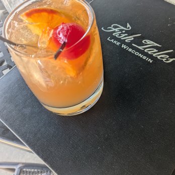 Fish Tales Restaurant - Maker's Old Fashioned Sour - Seafood Near Me - Lodi, Wisconsin