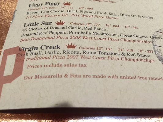 Menu photo 7 Pizza My Heart Monterey, CA Menu photo 7 Pizza My Heart Monterey, CA
