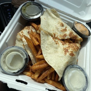 Man vs Fries - Helladilla - mostly just fries and chicken in a tortilla - Food Delivery Services Near Me - Arlington, Virginia Man vs Fries - Helladilla - mostly just fries and chicken in a tortilla - Food Delivery Services Near Me - Arlington, Virginia
