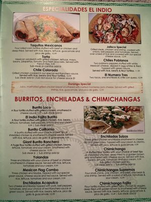 Menu photo 3 El Indio Staunton, IL