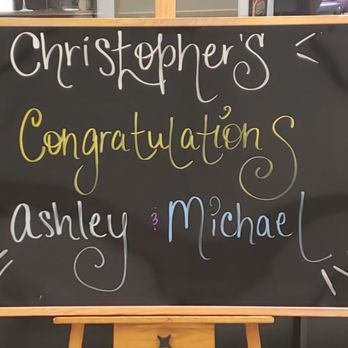 Christopher's Restaurant & Custom Catering - Banner for reception - American Near Me - Rochester, New York Christopher's Restaurant & Custom Catering - Banner for reception - American Near Me - Rochester, New York