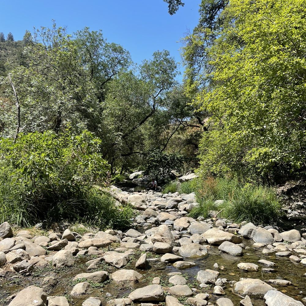 Natural Bridges Hiking Trail - Semi wet/dry rocky area by the cavern - Hiking Near Me - Vallecito, California Natural Bridges Hiking Trail - Semi wet/dry rocky area by the cavern - Hiking Near Me - Vallecito, California