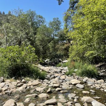 Natural Bridges Hiking Trail - Semi wet/dry rocky area by the cavern - Hiking Near Me - Vallecito, California Natural Bridges Hiking Trail - Semi wet/dry rocky area by the cavern - Hiking Near Me - Vallecito, California