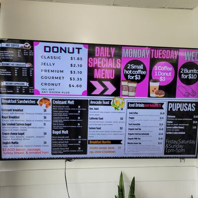 Photo of The Doughnut Corner Cafe - Santa Ana, CA, US. 5/2/2024 Menu