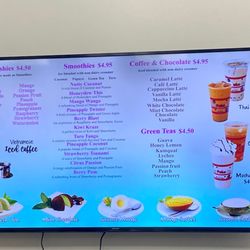The Poke Co - Drink menu