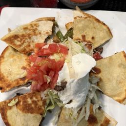 Steak Quesadillas are wonderful also try the Horchata drink.  Very Refreshing.