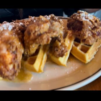 La Lucha - Chicken and waffles! These waffles were the best we had ever had! - Seafood Near Me - Houston, Texas La Lucha - Chicken and waffles! These waffles were the best we had ever had! - Seafood Near Me - Houston, Texas