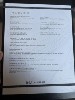 Menu photo 2 R&M Dessert Bar Bellevue, WA Menu photo 2 R&M Dessert Bar Bellevue, WA