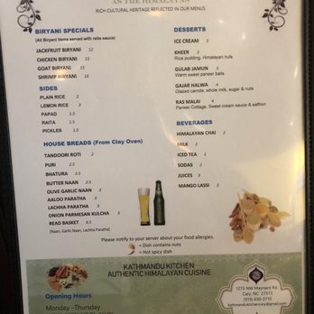 Kathmandu Kitchen - Indian Near Me - Cary, North Carolina