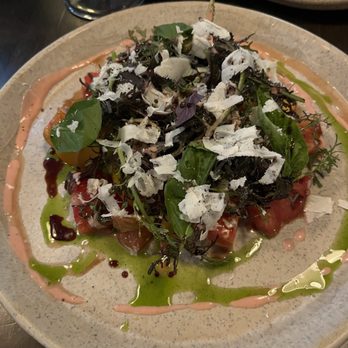 Esther's Kitchen - Troys peaches and tomato salad - Italian Near Me - Las Vegas, Nevada