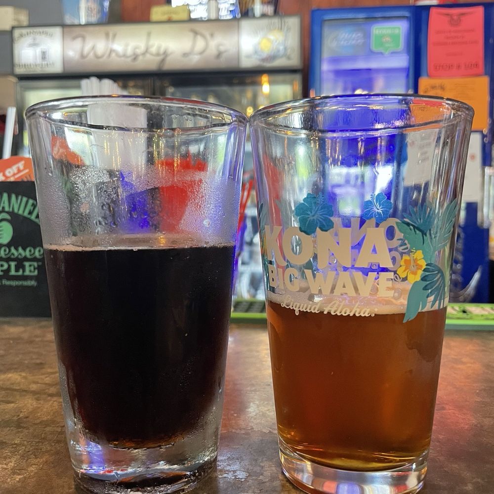 Whisky D's - 12oz glass on the left and pint on the right - Bars Near Me - Two Rivers, Wisconsin Whisky D's - 12oz glass on the left and pint on the right - Bars Near Me - Two Rivers, Wisconsin