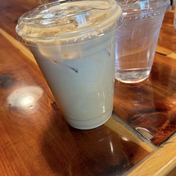 Cuppa Manna - Iced vanilla raspberry latte - Coffee & Tea Near Me - Summerville, South Carolina Cuppa Manna - Iced vanilla raspberry latte - Coffee & Tea Near Me - Summerville, South Carolina