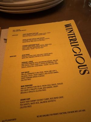 Menu photo 1 Little Sister Toronto, ON Menu photo 1 Little Sister Toronto, ON