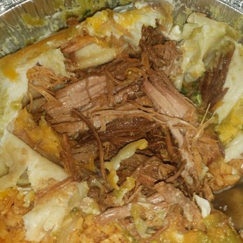 La Posada Real - Carnitas burrito was REALLY stuffed full of meat! - Mexican Near Me - Reno, Nevada