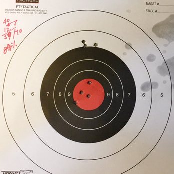 FT3 Tactical - Not too bad for my first time shooting! - Gun/Rifle Ranges Near Me - Stanton, California