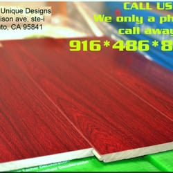 Mahogany Hardwood Laminate floor.