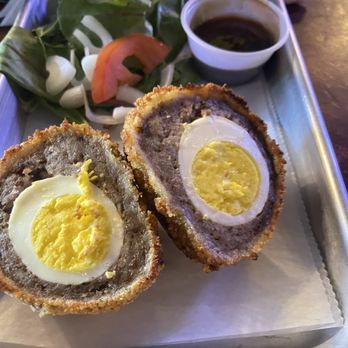 Best of British Pub - This Scotch Egg was superb! - British Near Me - Clermont , Florida Best of British Pub - This Scotch Egg was superb! - British Near Me - Clermont , Florida
