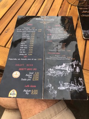 Menu photo 2 Antica Panineria SMN Florence, FI