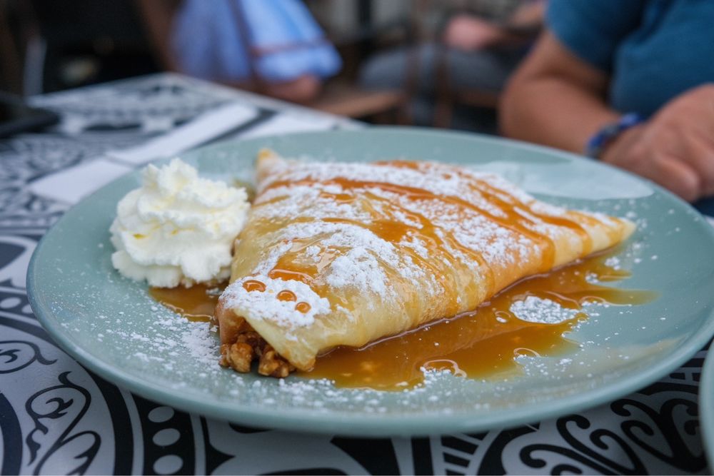 Food from Penny Path Café and Crêpe Shop