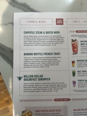 Menu photo 1 First Watch Bel Air, MD Menu photo 1 First Watch Bel Air, MD