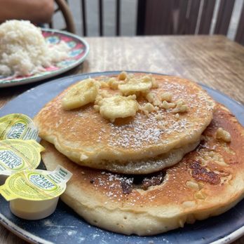 Countryside Cafe - Banana Macadamia Nut Pancakes - Breakfast & Brunch Near Me - Waianae, Hawaii