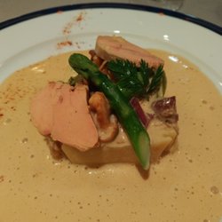 Alysson Hôtel - Potatoes and duck mille feuille with mushroom sauce