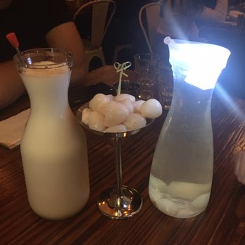 Bangia - Yuzu makgeolli and lychee soju. - Korean Near Me - New York, New York