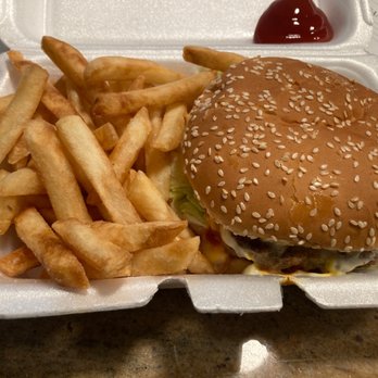 Louie’s Kitchen - Hamburger on Bun Combo - Fast Food Near Me - New Orleans, Louisiana Louie’s Kitchen - Hamburger on Bun Combo - Fast Food Near Me - New Orleans, Louisiana