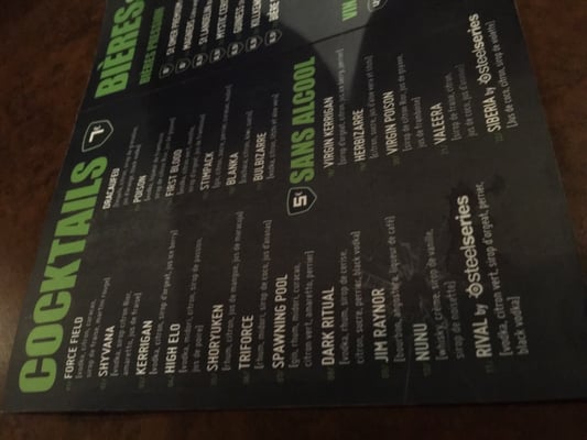 Menu photo 1 Meltdown Bordeaux Bordeaux, 33