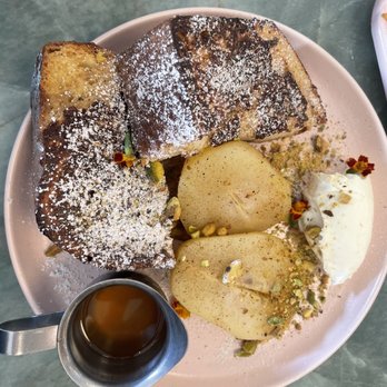 Mayfield - Poached pear French toast - New American Near Me - San Juan Capistrano, California