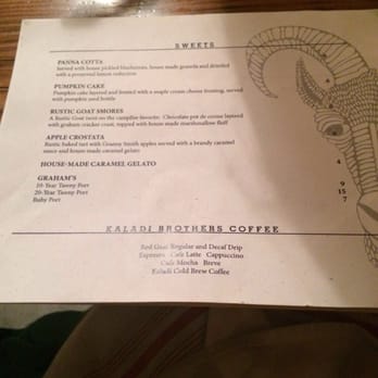 Rustic Goat - Dessert Menu - American Near Me - Anchorage, Alaska Rustic Goat - Dessert Menu - American Near Me - Anchorage, Alaska