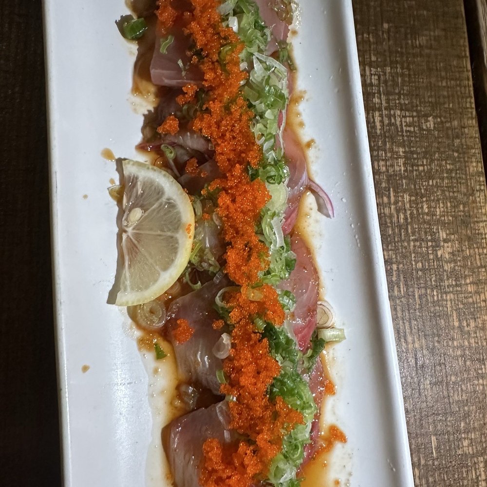 Izakaya MEW - Yellowtail Carpaccio - Tapas Bars Near Me - New York, New York Izakaya MEW - Yellowtail Carpaccio - Tapas Bars Near Me - New York, New York