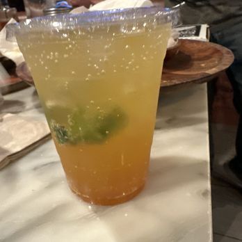 Romana Pizzeria - Peach Drink - Pizza Near Me - Danville, California