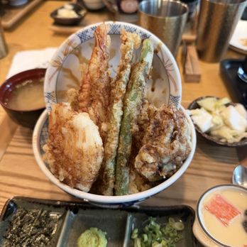 Tendon Kohaku - Traditional Tendon Set - Japanese Near Me - Bellevue, Washington Tendon Kohaku - Traditional Tendon Set - Japanese Near Me - Bellevue, Washington