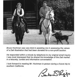 Salvador Dali Gallery - Barbara Riggs, Retired Deputy Director
U.S Secret Service
Assigned to President Ronald Regan