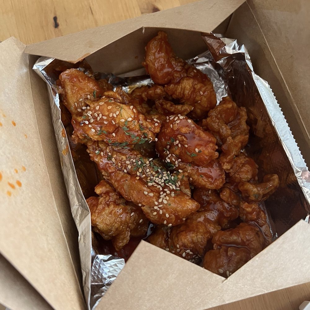 Halgatteok & Twozone Chicken - Sauced mixed - Korean Near Me - Buena Park, California