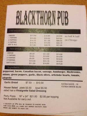 Menu photo 6 Blackthorn Pub and Pizza St. Louis, MO Menu photo 6 Blackthorn Pub and Pizza St. Louis, MO
