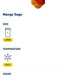 Mango sago has grapefruit but isn't listed or they just messed up my drink and added it in