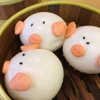 LN1380 - My little one s favorite egg yolk buns (papa pig buns he calls) - Seafood Near Me - Little Neck, New York