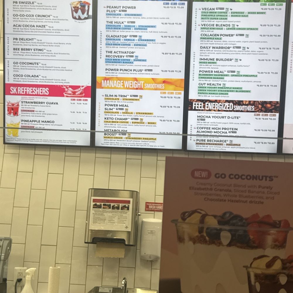 Smoothie King - Menu - Juice Bars & Smoothies Near Me - Dekalb, Illinois