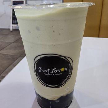 Sweet Lemon - Avocado smoothie with boba - Bubble Tea Near Me - Pasadena, Texas