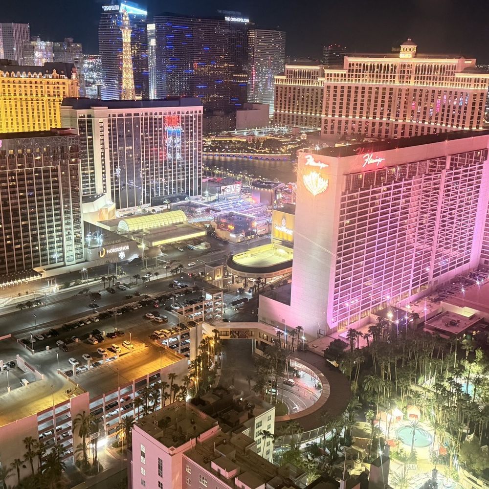 Shot from the top of the High Roller