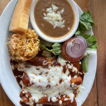 Sonoran Grill - Cheese enchiladas with red sauce - Seafood Near Me - Puerto Peñasco, SON