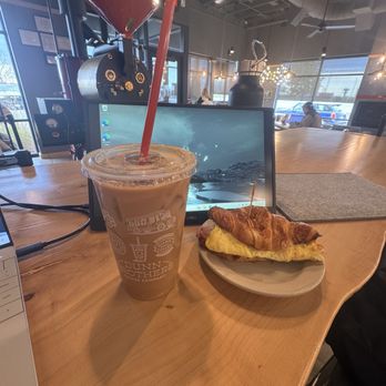 Dunn Brothers Coffee - Ham & Swiss Croissant and Iced Vanilla Latte - Sandwiches Near Me - Coralville, Iowa Dunn Brothers Coffee - Ham & Swiss Croissant and Iced Vanilla Latte - Sandwiches Near Me - Coralville, Iowa