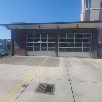 Seattle Fire Station 5 - Sidewalk view - Fire Departments Near Me - Seattle, Washington