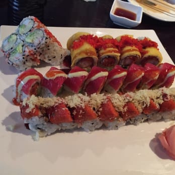 Kamiya 86 - Mango tango, lava and yummy roll. Yum - Sushi Bars Near Me - Ponte Vedra Beach, Florida