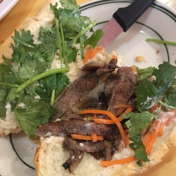 Fuzen Pho - The terriyaki meat in my banh mi - Vietnamese Near Me - Henderson, Nevada